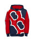 ფოტო #2 პროდუქტის Big Boys Navy, Red Boston Red Sox Postcard Full-Zip Hoodie Jacket