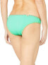 Hobie Women's 236609 Turquoise Junior's Ruffled Bikini Bottom Swimwear Size S