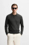 KNIT COTTON - SILK POLO SHIRT