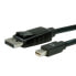 Фото #3 товара Кабель DisplayPort - DP - Mini DP от Value 1 м - 1 м - DisplayPort - Mini DisplayPort - Мужской - Мужской - Черный