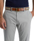 Фото #4 товара Men's Tri-Color Ribbon Inlay Leather Belt