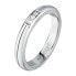 Decent steel ring with crystals Love Rings SNA48