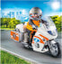 Фото #6 товара Игровой набор Playmobil 70051 City Life Emergency Motorcycle with Flashing Light, Multi-Coloured (Городская Жизнь: Экстренный Мотоцикл с Мигающим Светом).
