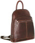 Фото #2 товара Мужской повседневный городской рюкзак кожаный коричневый Jack Georges Voyager Small Backpack 7835 (Honey)