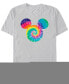 Фото #2 товара Men's Mickey Tie Dye Short Sleeve T-Shirt