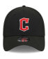 Фото #3 товара Men's Black Cleveland Guardians Logo 39THIRTY Flex Hat