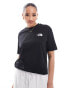 The North Face Simple Dome logo oversized t-shirt in black Черный, XS - EU 36-38 - фото #1