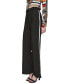 Фото #3 товара Women's Side-Stripe Wide-Leg Pants