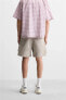 FADED CARGO BERMUDA SHORTS