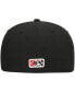 Фото #5 товара Men's Black Rocket City Trash Pandas Authentic Collection Team Alternate 59FIFTY Fitted Hat