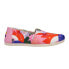 Фото #1 товара TOMS Loveis Wise X Alpargata Graphic Slip On Womens Multi, Pink Flats Casual 10