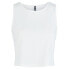 ფოტო #1 პროდუქტის PIECES Kylie Crop sleeveless T-shirt