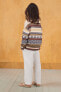 Limited edition jacquard knit sweater