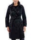 Women's Double-Breasted Hooded Trench Coat, Created for Macy's