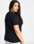 Фото #4 товара ASOS DESIGN Curve ultimate t-shirt with crew neck in cotton blend in black - BLACK