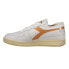 Фото #3 товара Diadora Mi Basket Row Cut Lace Up Mens White Sneakers Casual Shoes 176282-C9597