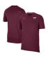 Фото #2 товара Men's Maroon Virginia Tech Hokies 2022 Coaches UV Performance T-shirt