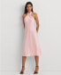 Women's Satin Halter A-Line Dress