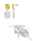14K Gold-Plated Cultured Freshwater Pearl Coin Drop Earrings