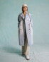 Фото #1 товара Miss Selfridge denim trench coat in light blue wash