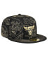 Фото #2 товара Men's Chicago Bulls 59FIFTY Day Allover Print Stencil Fitted Hat