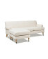 Фото #1 товара Alana 91" L-Shape Reversible Sectional Sofa