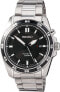 Фото #2 товара Seiko Kinetic men's stainless steel watch with metal strap