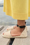 ESPADRILLES WITH ANKLE STRAP