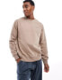 Vans Core basic ii crew sweatshirt in desert taupe