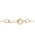 ფოტო #3 პროდუქტის Cultured Freshwater Pearl (8mm) & Diamond (1/20 ct. t.w.) 18" Pendant Necklace in 14k Gold, Created for Macy's