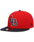 Men's Red Louisville Bats Authentic Collection Team Home 59FIFTY Fitted Hat