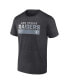 Фото #3 товара Men's Charcoal Las Vegas Raiders T-shirt