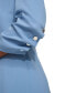 ფოტო #4 პროდუქტის Women's Stand-Collar Single-Button Blazer