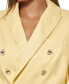 Фото #4 товара Пальто DKNY petite Искусственная кожа кнопка Блейзер