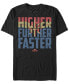 Фото #1 товара Marvel Men's Captain Marvel Higher Further Faster Quote, Short Sleeve T-shirt