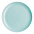 Flat plate Luminarc Diwali Turquoise Glass (25 cm) (24 Units)
