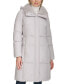 ფოტო #1 პროდუქტის Women's Shine Faux-Fur-Collar Hooded Puffer Coat