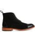 ფოტო #2 პროდუქტის Men's Troy Handcrafted Leather and Suede Dress Boots