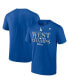 ფოტო #1 პროდუქტის Big Boys Royal Los Angeles Dodgers 2023 NL West Division Champions Locker Room T-shirt