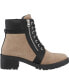 Фото #2 товара Women's Taylor Colorblock Lace Up Boots