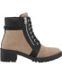 ფოტო #2 პროდუქტის Women's Taylor Colorblock Lace Up Boots