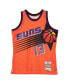 Фото #3 товара Men's Steve Nash Orange Phoenix Suns 1996-97 Hardwood Classics Reload 2.0 Swingman Jersey