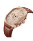 ფოტო #5 პროდუქტის Men's Orion Diamond (1/8 ct.t.w.) 18K Rose Gold Plated Stainless Steel Watch