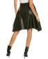 Фото #2 товара Snider Knight Leather Wool-Blend Skirt Women's Black 2