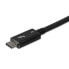 Фото #6 товара 0.8 m (2.7 ft.) Thunderbolt 3 to Thunderbolt 3 Cable - 40Gbps - Male - Male - 0.8 m - Black - Nickel - 40 Gbit/s