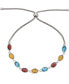 Фото #1 товара Браслет Macy's Multi-Gemstone Bolo (4-1/5 ct.)