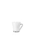 Фото #1 товара OSLO Espresso 3.5 oz. Opal glass with Stainless Steel Handle Set of 4