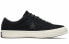 Converse one star Suede Low 耐磨防滑轻便 低帮 帆布鞋 男女同款 黑色 / Кроссовки Converse One Star 158477C