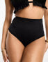 Фото #3 товара ASOS DESIGN Maya mix and match high waist bikini bottom in black - BLACK