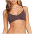 Фото #1 товара Volcom 251263 Women's Simply Seamless V-Neck Bikini Top Swimwear Size 14W